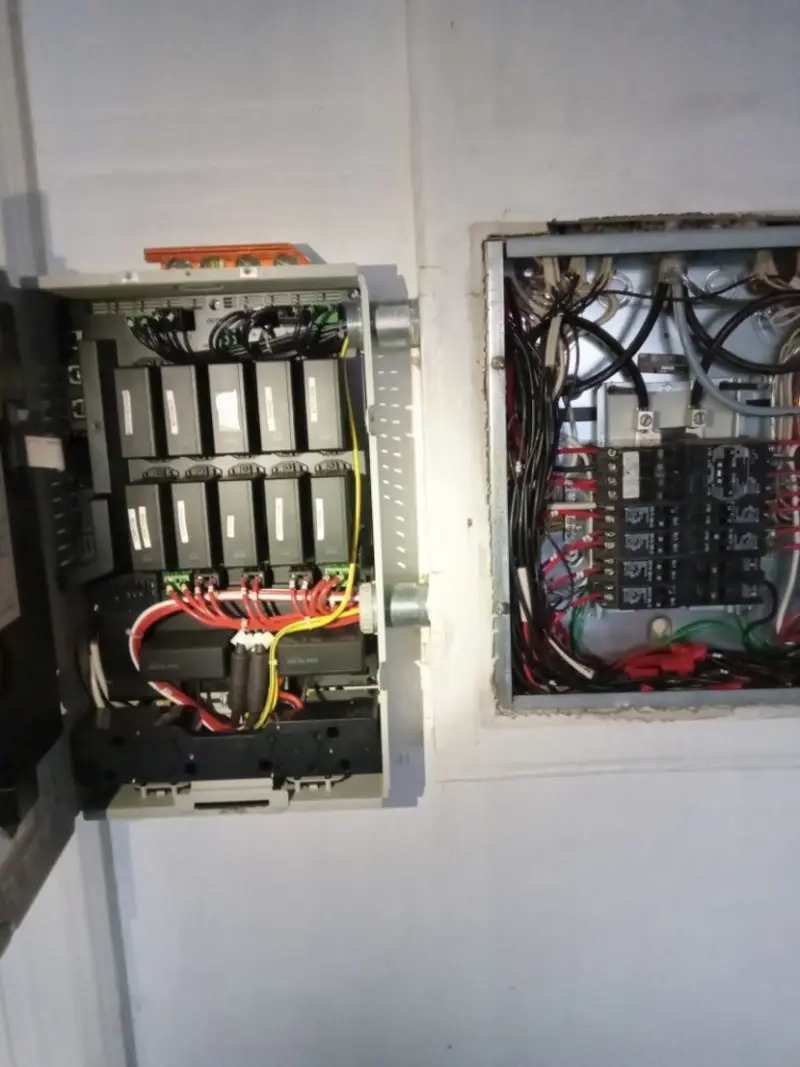 Electrical panel upgrade completed for Commercial Electrician Services in Clayton